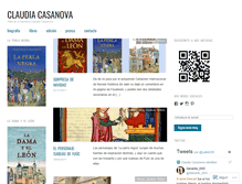 Tablet Screenshot of claudiacasanova.net